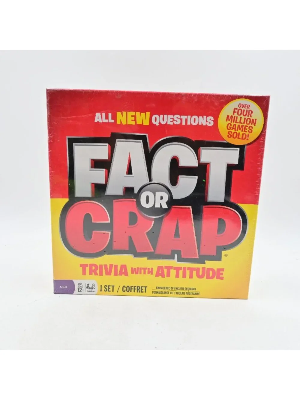Fact Or Crap Trivia With Attitude Board Game Age 12+ New